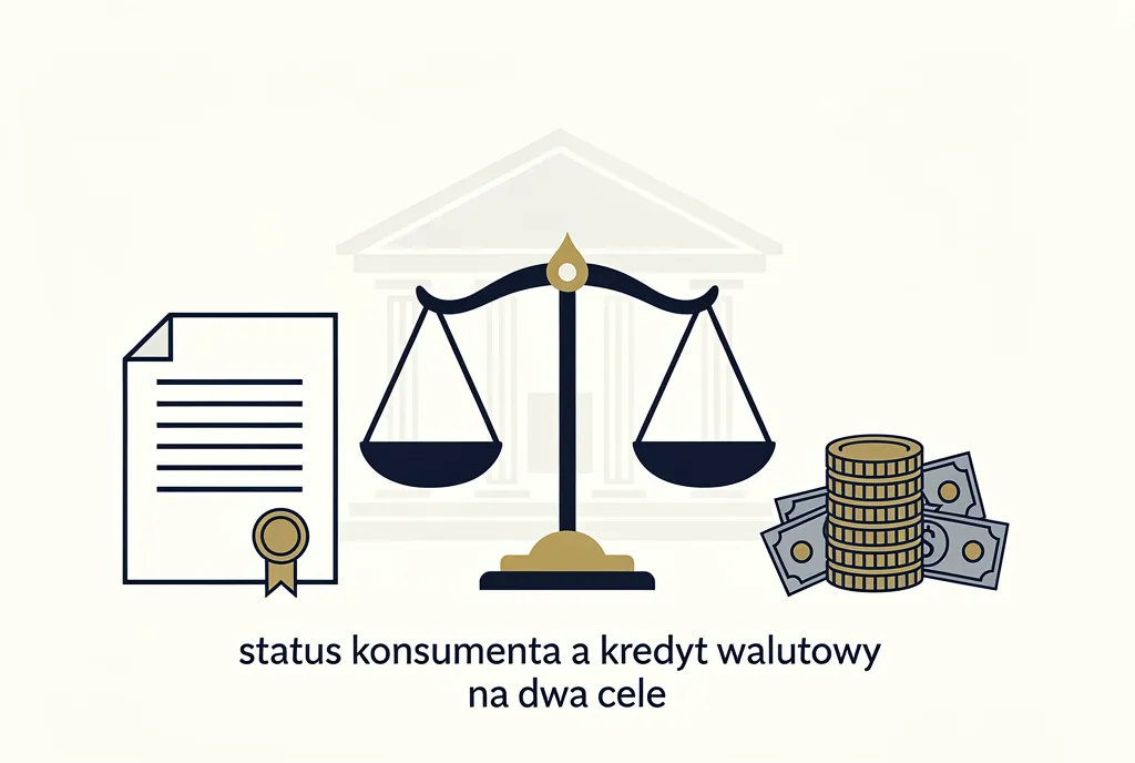 Status konsumenta a kredyt walutowy na dwa cele — ilustracja